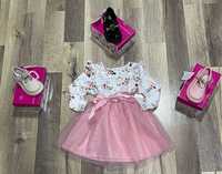 Set rochiță+pantofi pentru fetițe