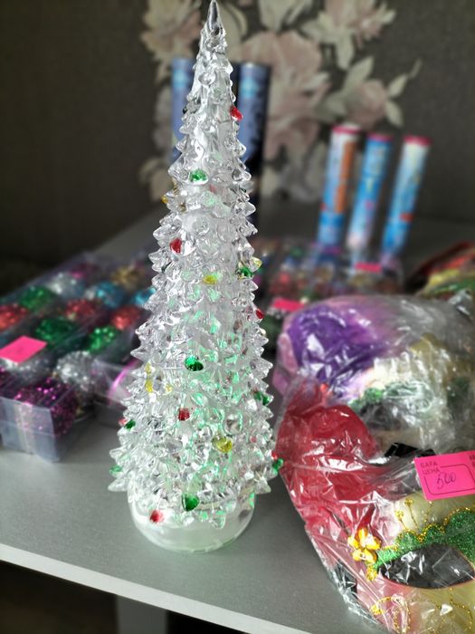 Распродажа ёлочных игрушек минус-50%