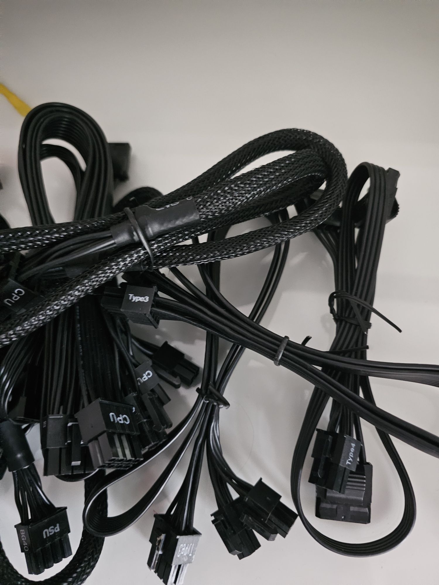 Cablu pcie, cpu, sata, molex Corsair, Evga, seasonic cabluri originale
