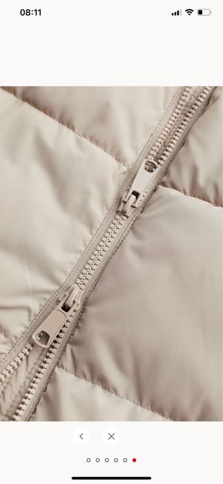 Vesta matlasata lunga H&M S si M