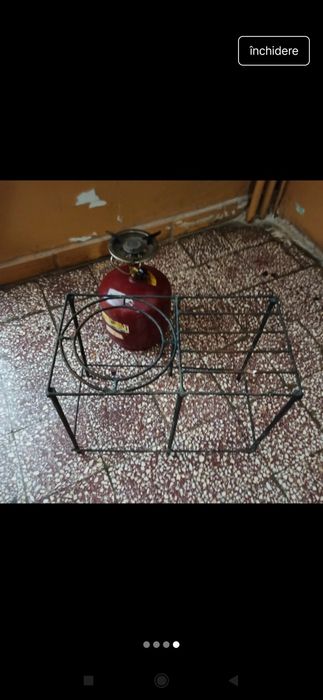 Butelii camping folosite cu aragaz