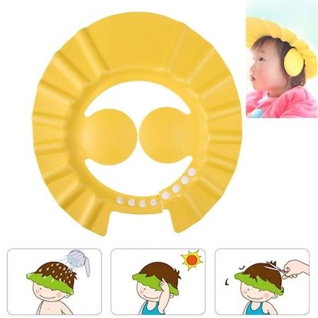 Protecție băiță ochi și urechi ajustabilă apărătoare spălat pe  cap