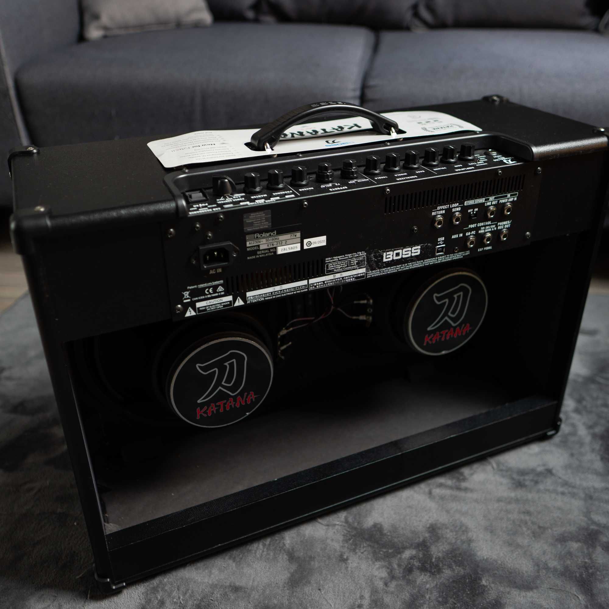 BOSS Katana 100 MKII (2×12) – Power Control, gata de scenă