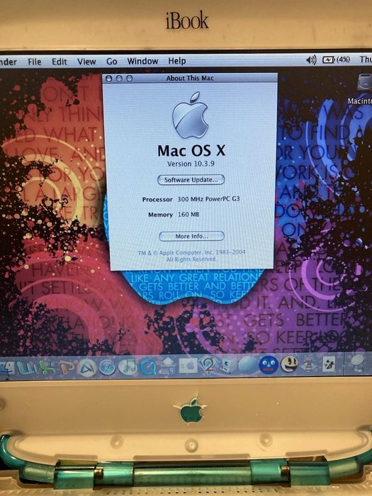 Ibook Clamshell stare buna ,perfect functional