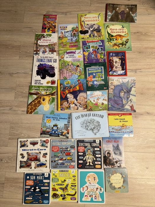 Lot / Set de 26 carti pentru copii 2-8 ani
