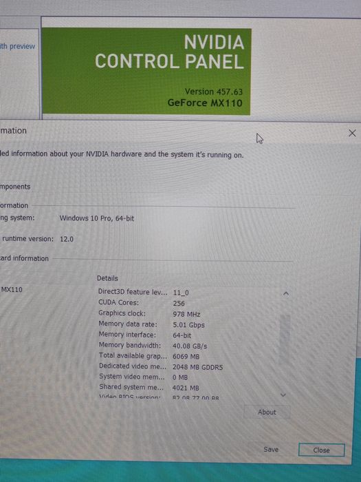 Laptop Asus Pro PX554F i5 gen8 8gram