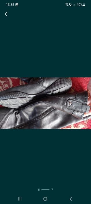 Cizme negre piele dama 37