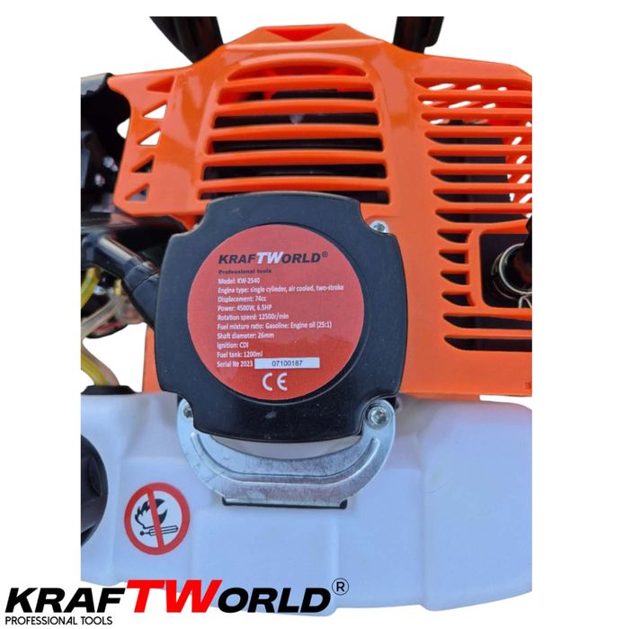 НемскиБензинов Мулти Култиватор Kraft–Двутактова Мини Мотофреза