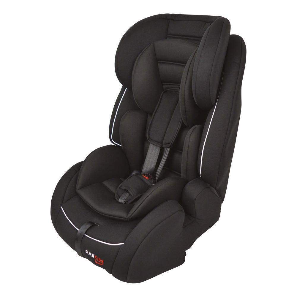 Scaun auto copil CarKids Negru si Alb, 9-36kg, Grupa 1-3, Isofix + ancora Top Tether