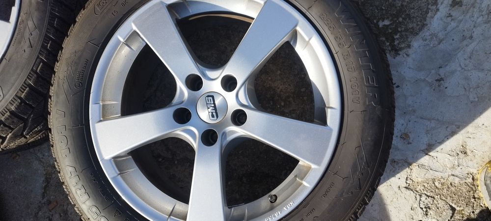 Алуминиеви джанти с гуми за audi q3  vw/mercedes 17 цола 5x112