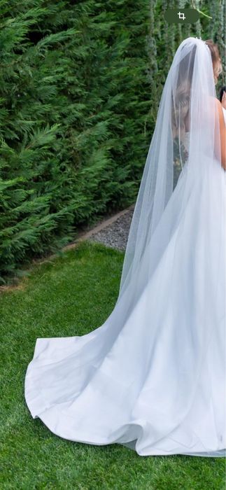 Rochie de mireasa cu corset reglabil XS-M