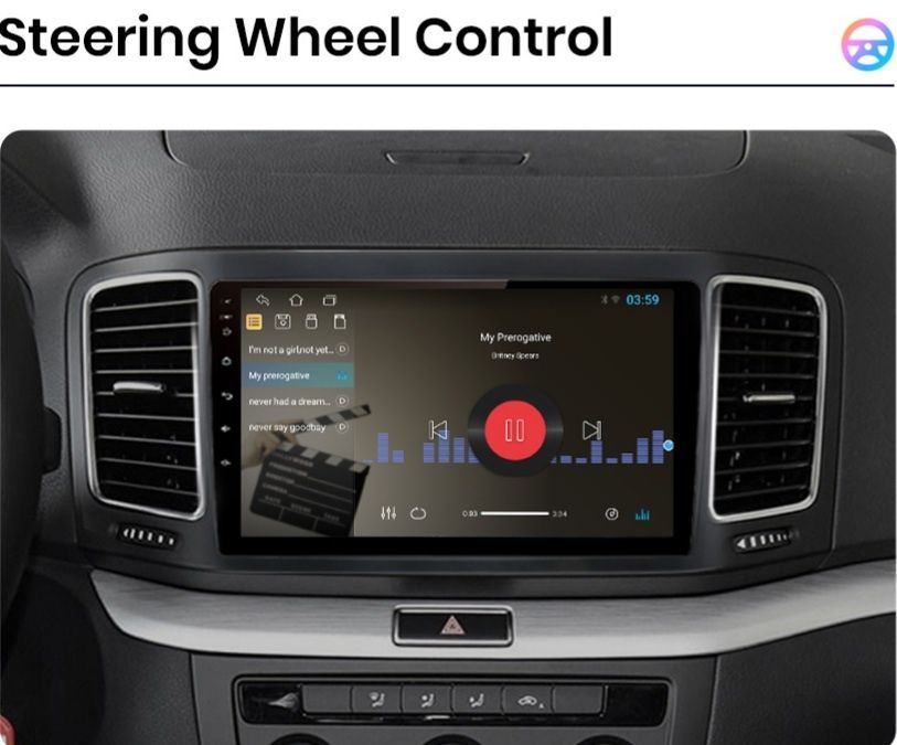 Navigatie Android dedicata Volkswagen Sharan (2012-2018)