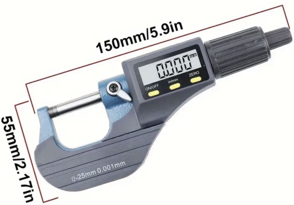 Micrometru digital 0-25mm.