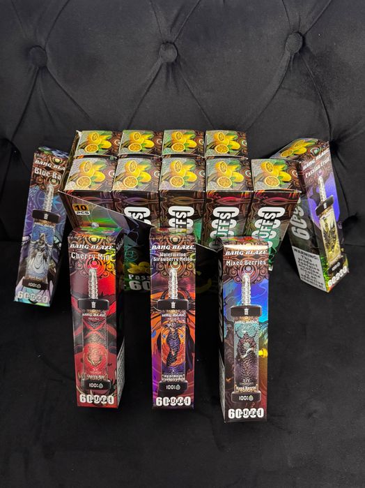 Bang blaze hookalit 60k puffs shisha mini narghilea