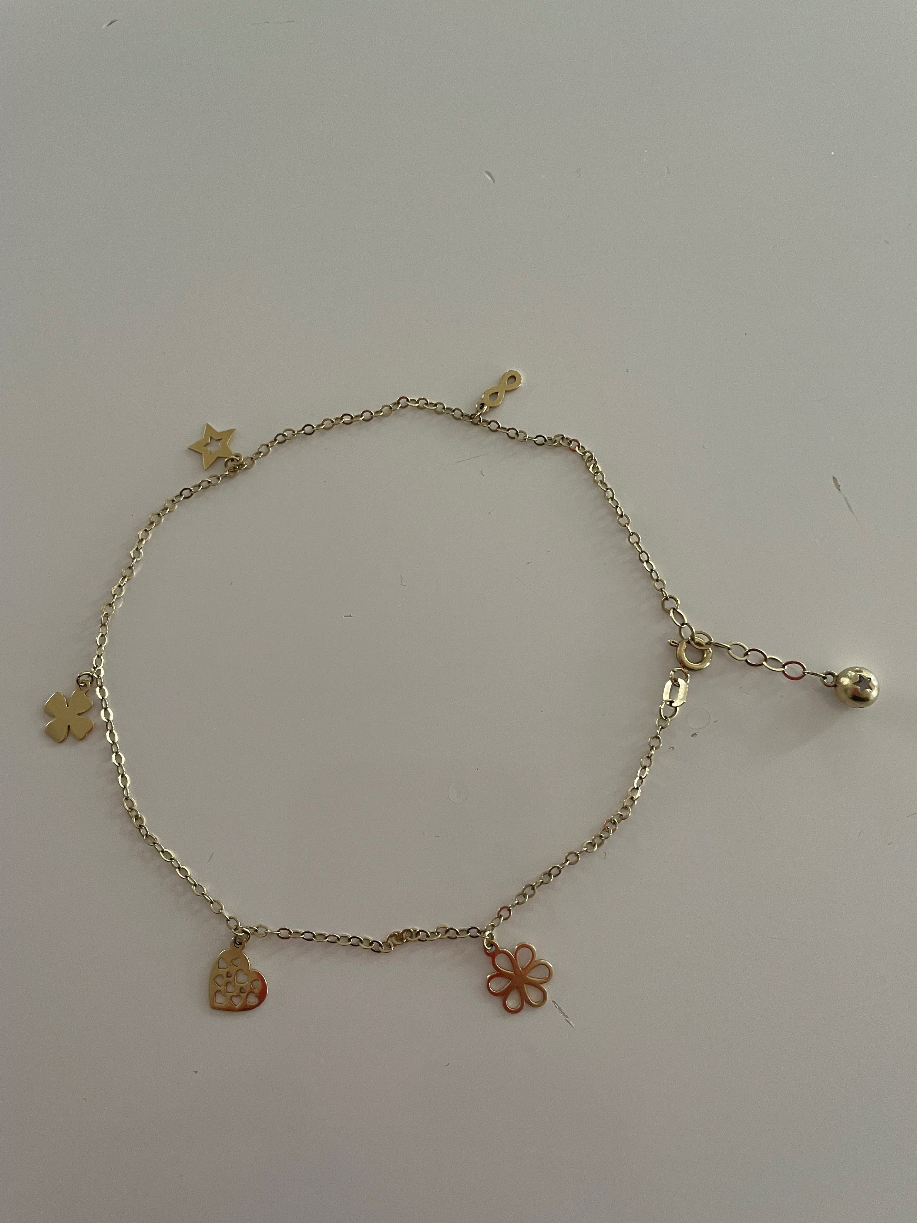 Brățară picior aur 14k - 5 grame, 330 ron gramul