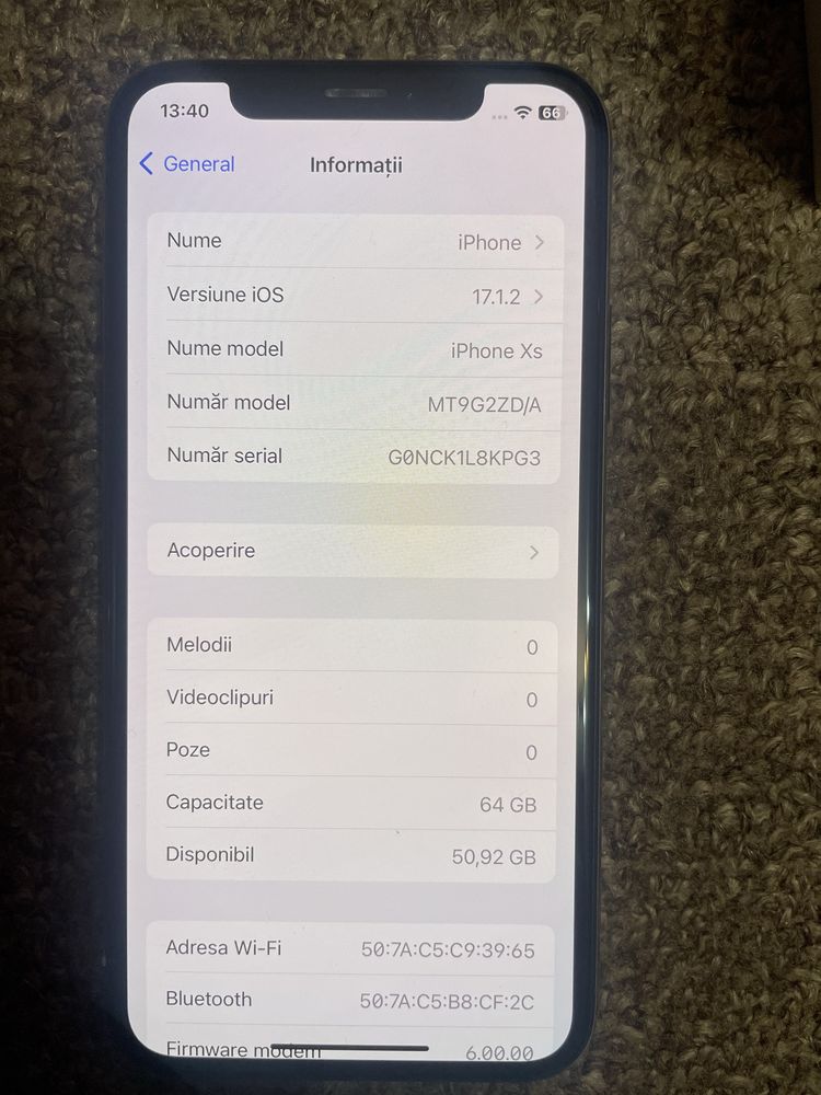 Iphone Xs Gold impecabil