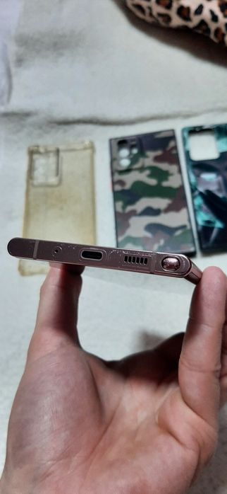 Samsung note 20 ultra 12/256 gb gold mystic bronze ca NOU huse incarca