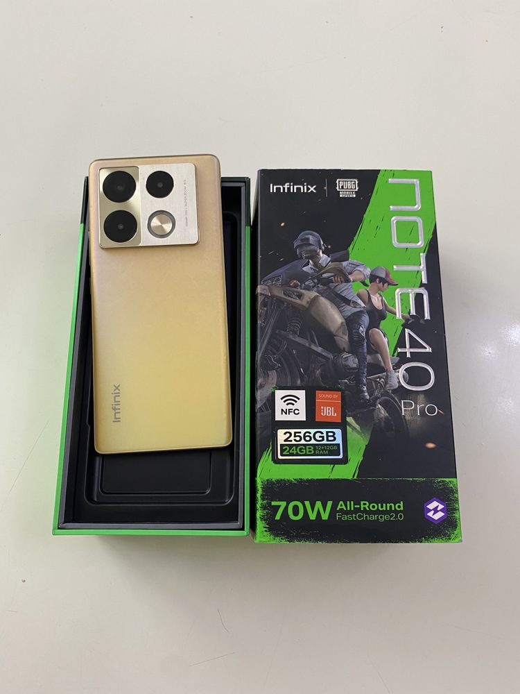 Ifinix note 40 pro.  24/256