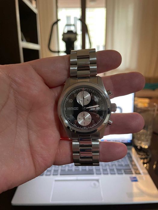 Мъжки часовник HAMILTON KHAKI FIELD Auto Chronograph НОВ - 2495.00 лв.