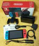 Consola Nintendo Switch complet impecabil in cutie joc FIFA20 fotbal