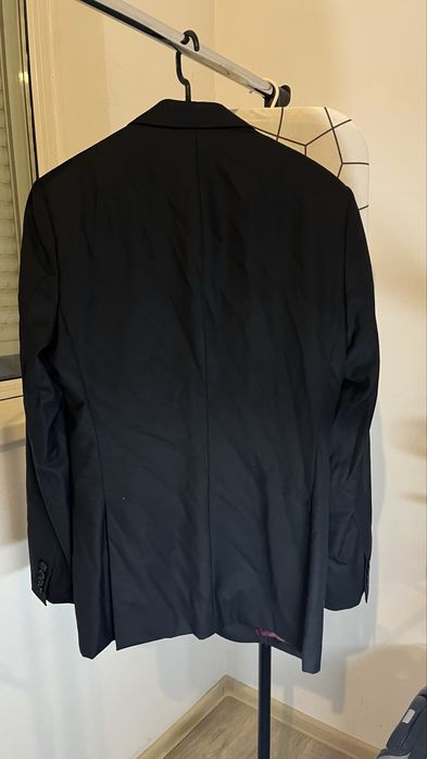 sacou negru elegant Zenonni