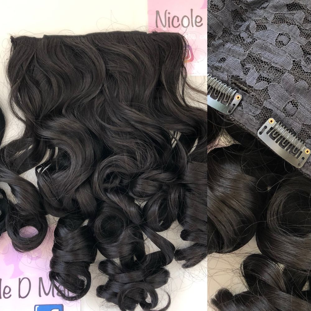 Extensii de par model ondulat tip tresa/mesa cu clips