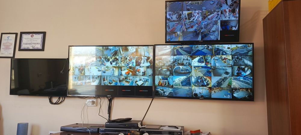 Установка  видео наблюдение охранная система