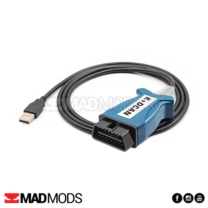 Cablu diagnoza OBD K-DCAN BMW seriile Exx, Fxx, 1995-2013, Model nou