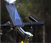 Держатель для смартфона с фиксатором на руль для велосипедов и самокат