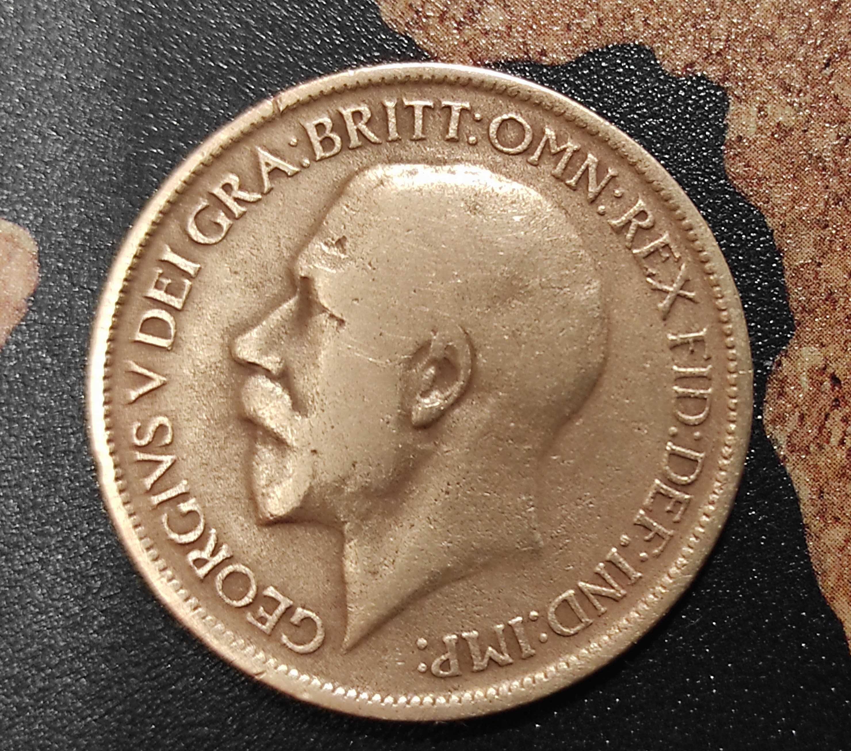 Английски монети - 6 бр.> Крал Джордж V [1913-1921]