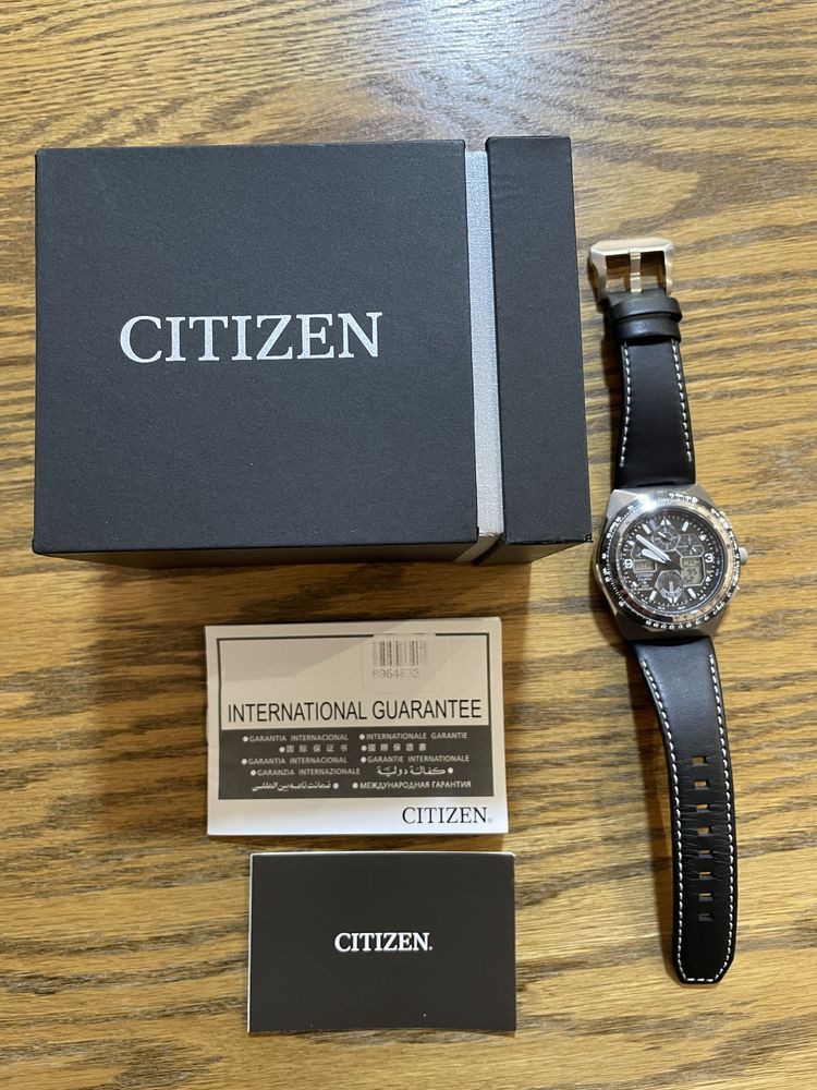Часовник Citizen Promaster Skyhawk A-T Black Dial