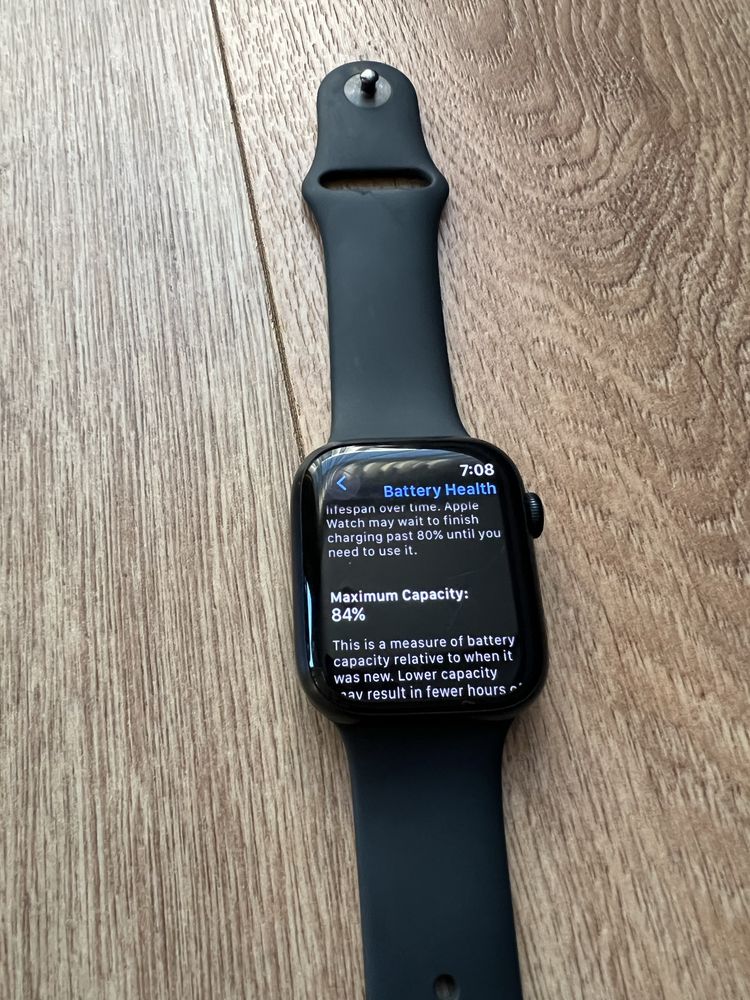 Отличен! Apple Watch 7 45mm / Перфектен!