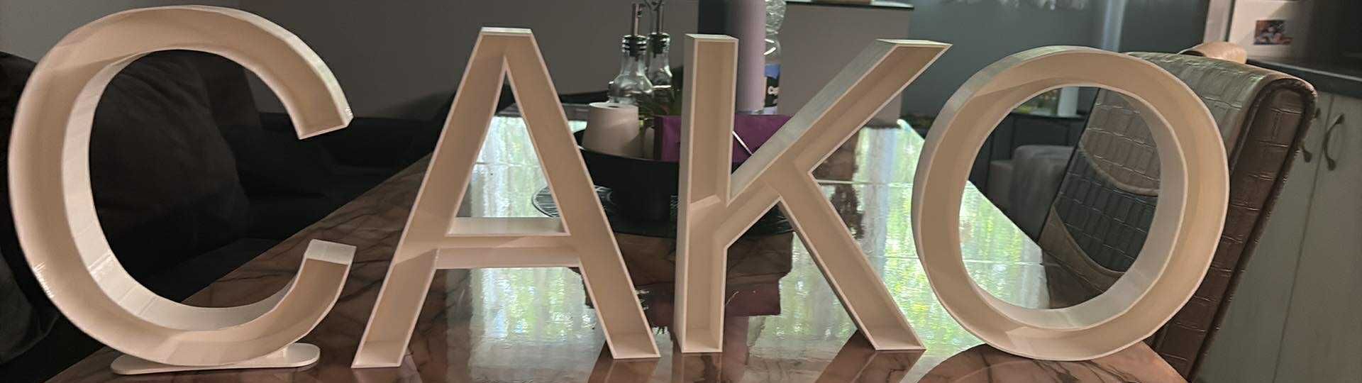 Букви за интериор