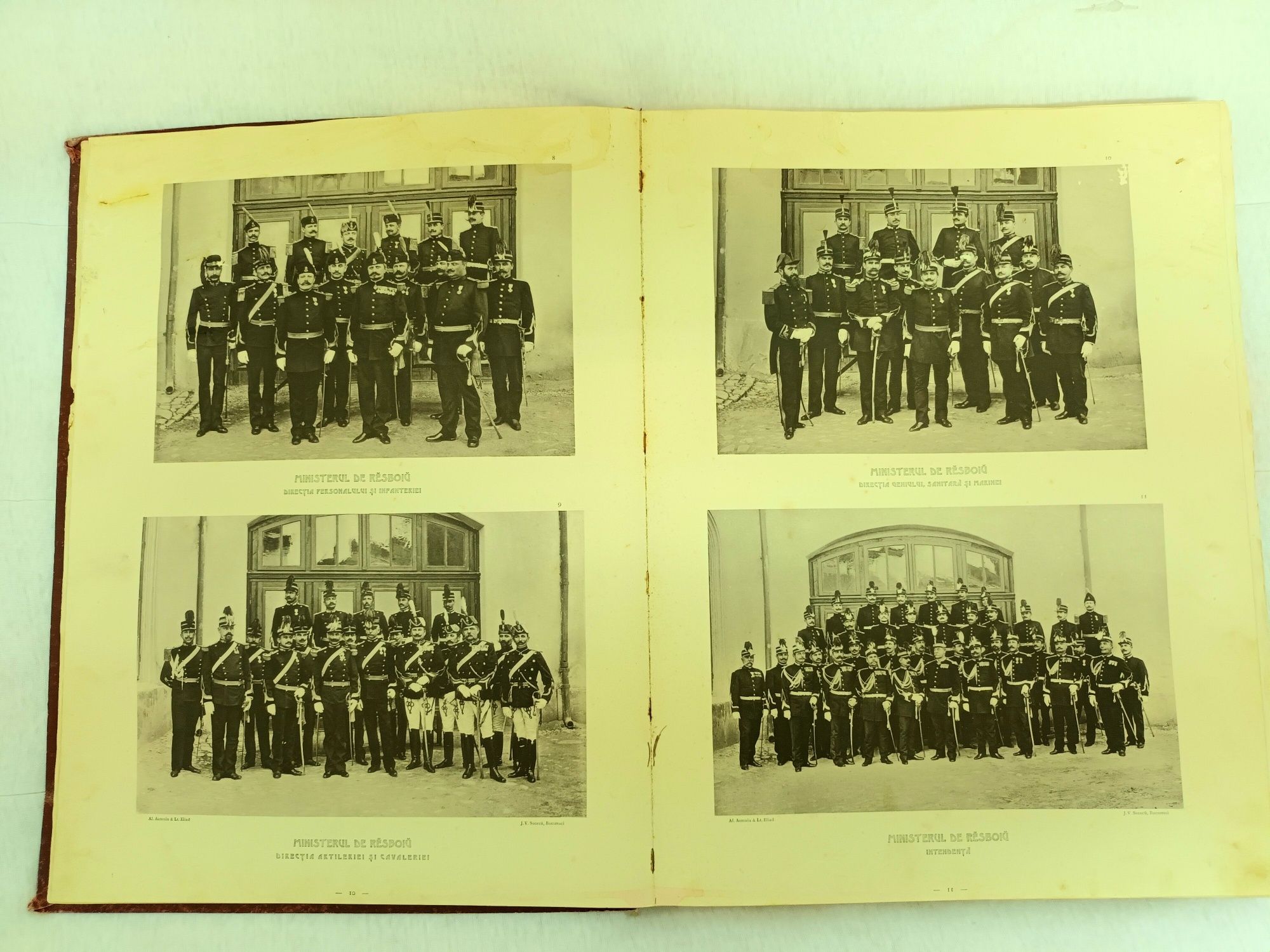 Regalitate Album foto original  Armata României Regele Carol I,militar