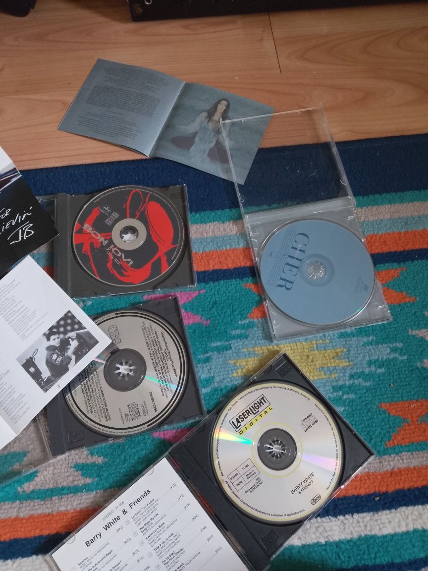 Colecție de 10 cd urî audio -Bon Jovi, Tina Turner, Ace of Base,  Top