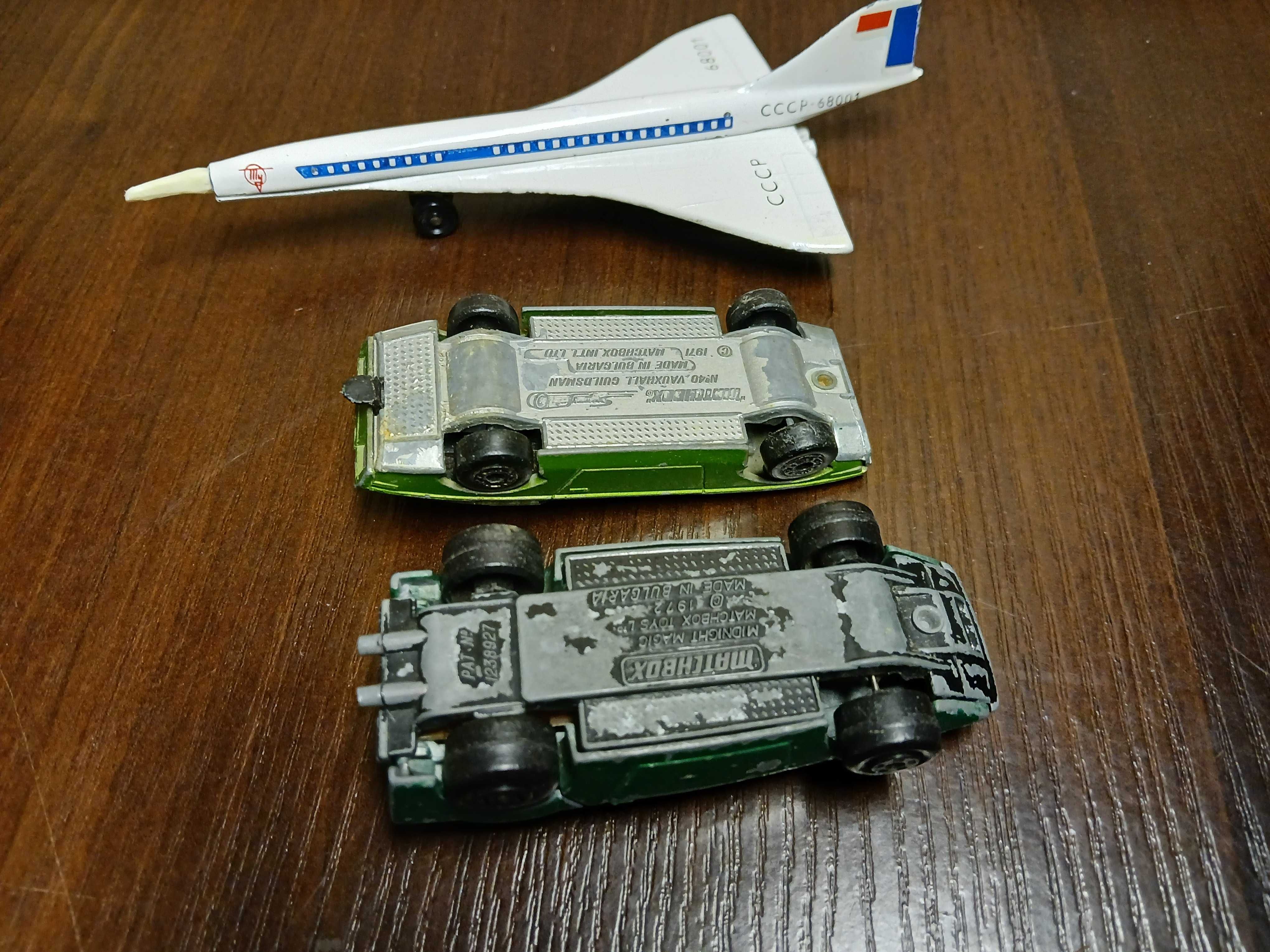 Matchbox стари метални български колички и самолет 1/64.
