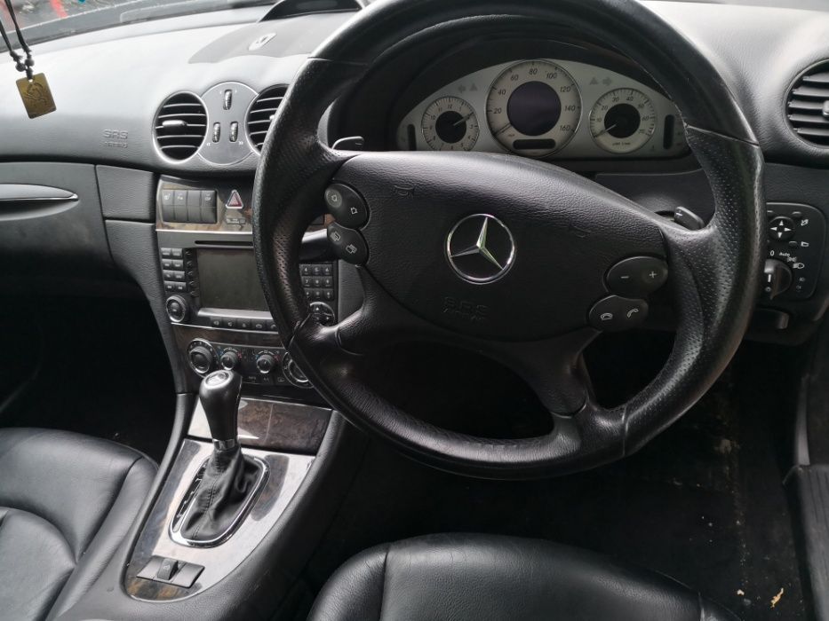 interior mercedes clk w209 cabrio piele neagra interior amg clk 209