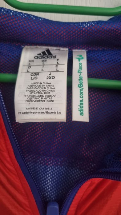 Adidas 2014 Red/Blue FC Bayern Munchen Anthem Jacket