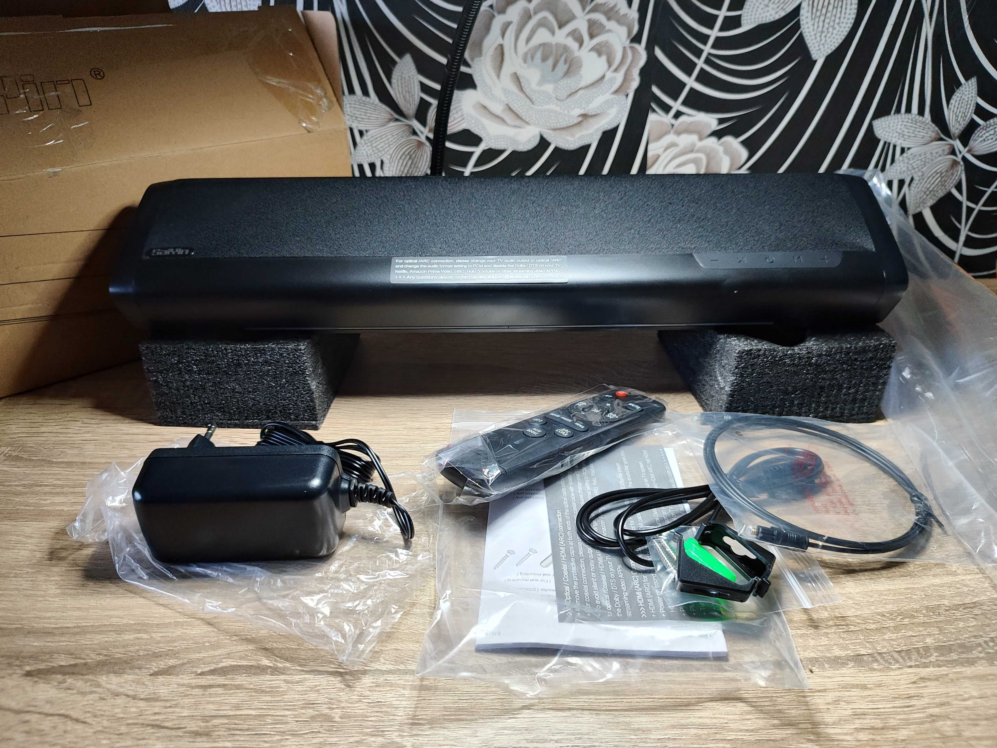 НОВ ! SaiYin 40 W МОЩЕН Bluetooth Soundbar (саундбар) с подсветка !