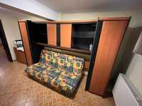 Set Dormitor + Canapea Extensibila - Lemn - Compact