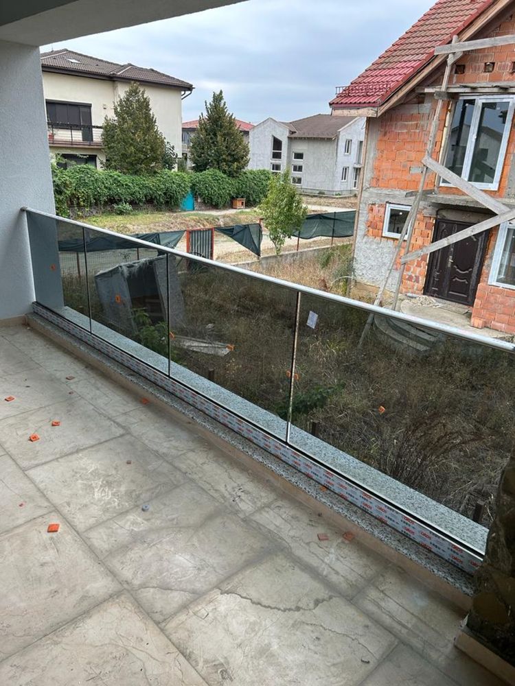 Balustrada sticla securizat