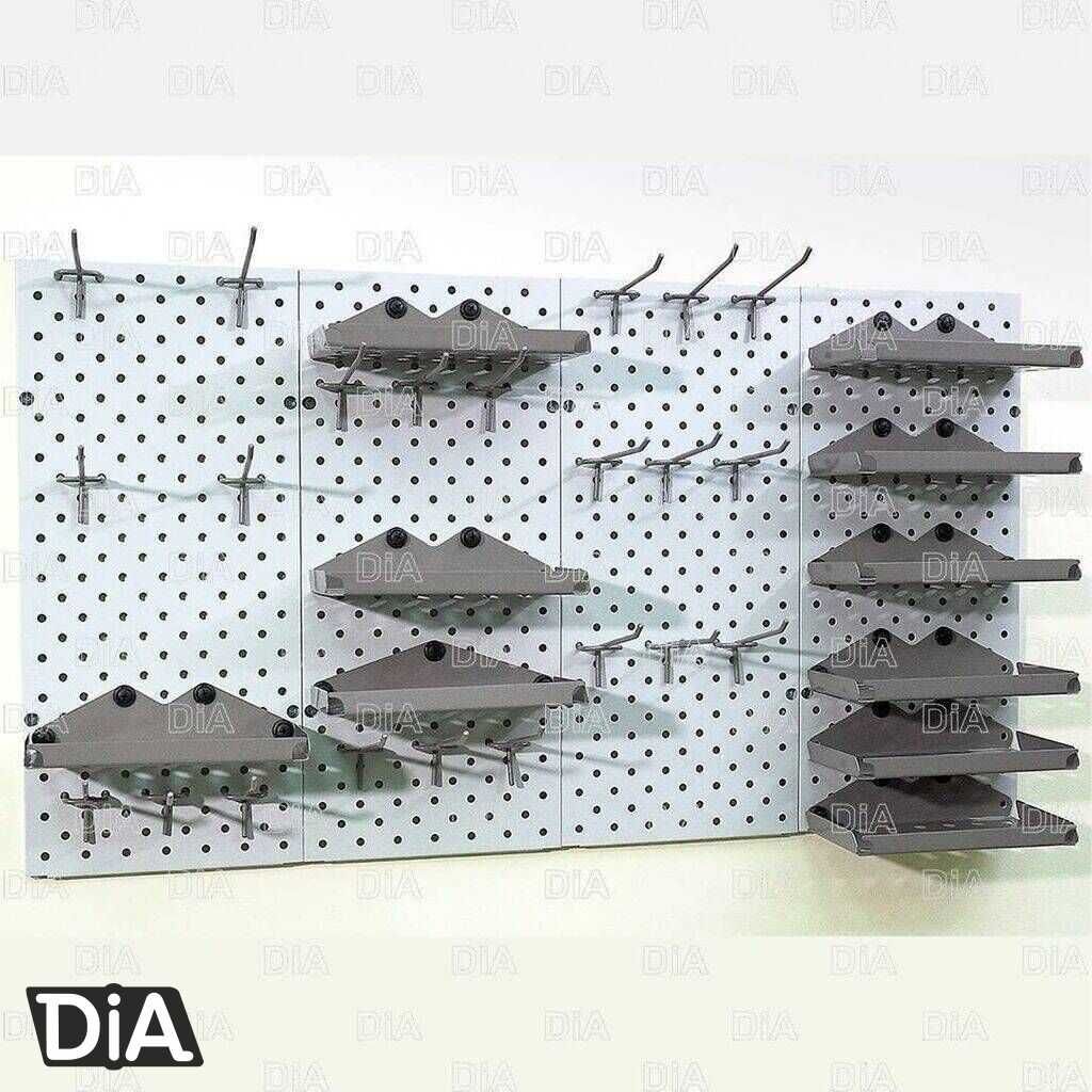 Панель перфорированная, настенная, для магазина и склада aspp