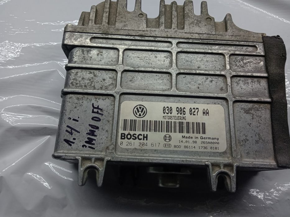 ECU компютър Vw,Seat 1,4i i off изключен имобилайзер