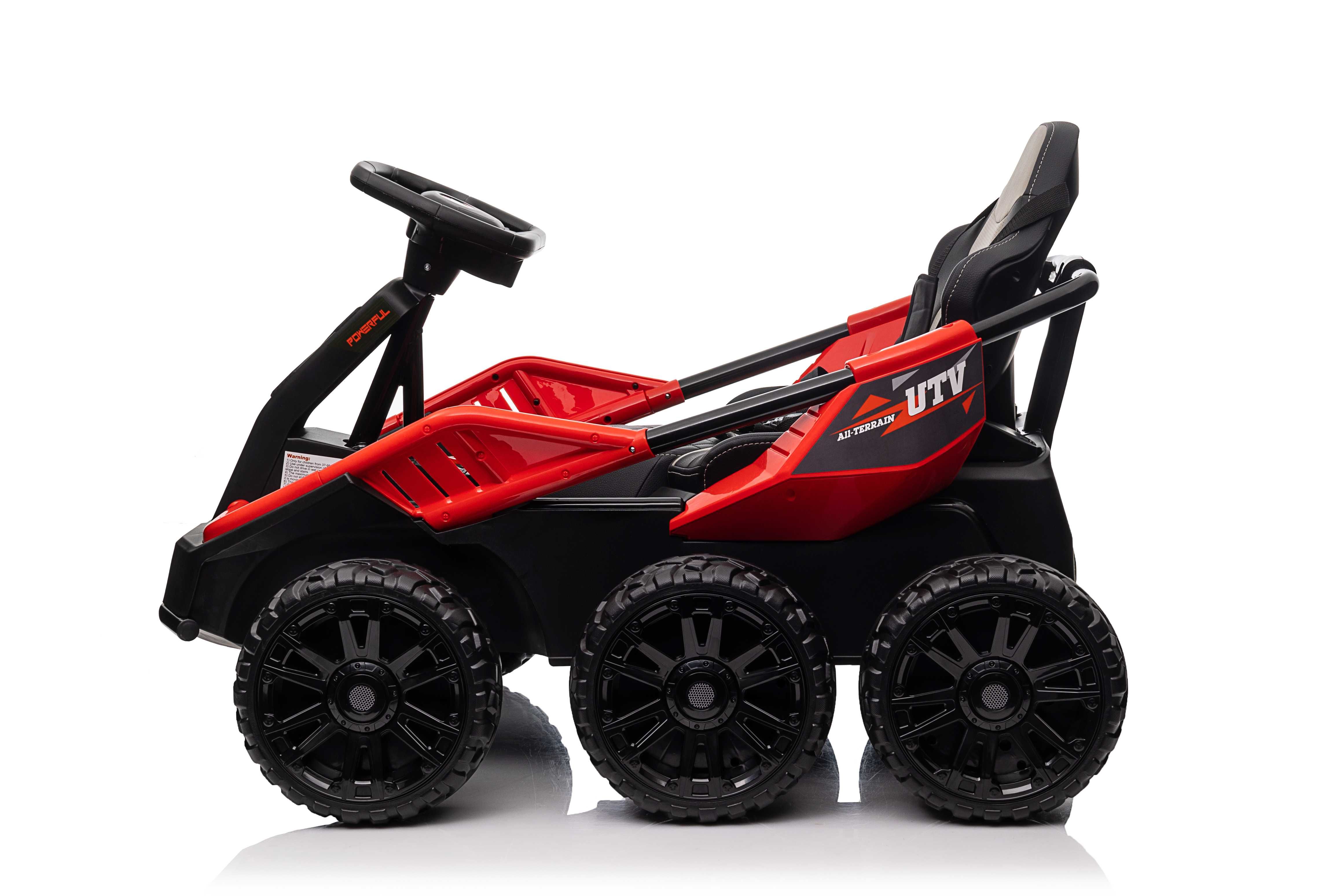 UTV electric pentru 2 copii Kinderauto BJSX2319 4X 45W 24V #RED