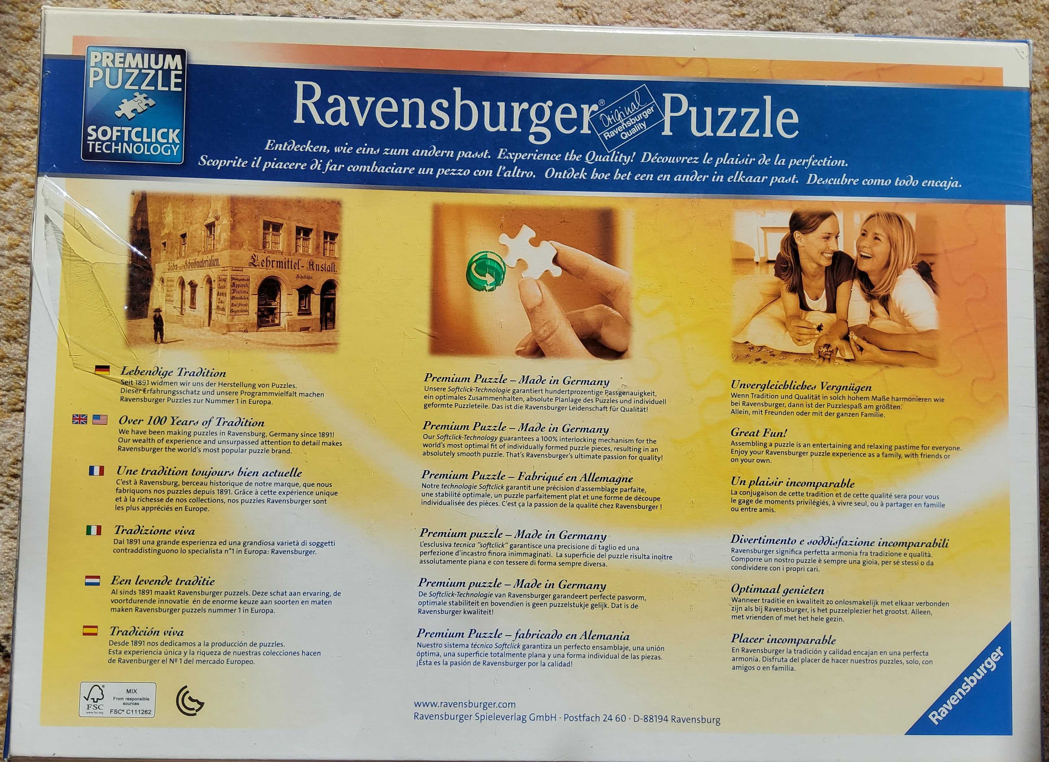 Ravensburger пъзел на Барселона