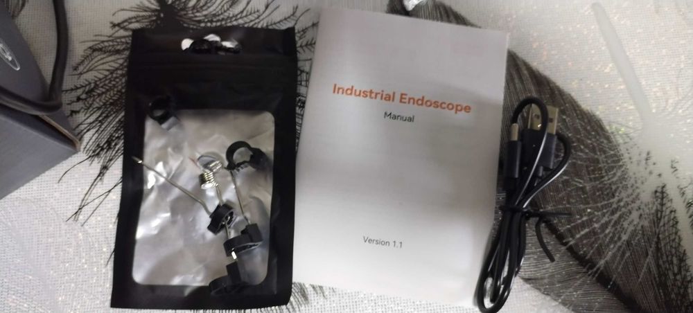 ENDOSCOP INDUSTRIAL.Imagine hd,cablu 5m.incarcare prin usb
