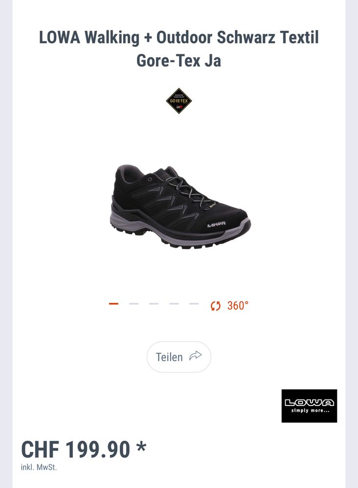 Туристически обувки LOWA GORE-TEX .Номер 44.5