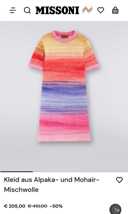 Детска рокля Missoni