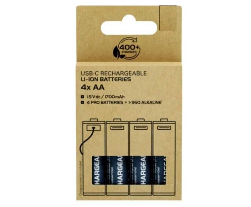 Acumulatori reincarcabili Li-Ion AA 1,5V Litiu Lithium USB C