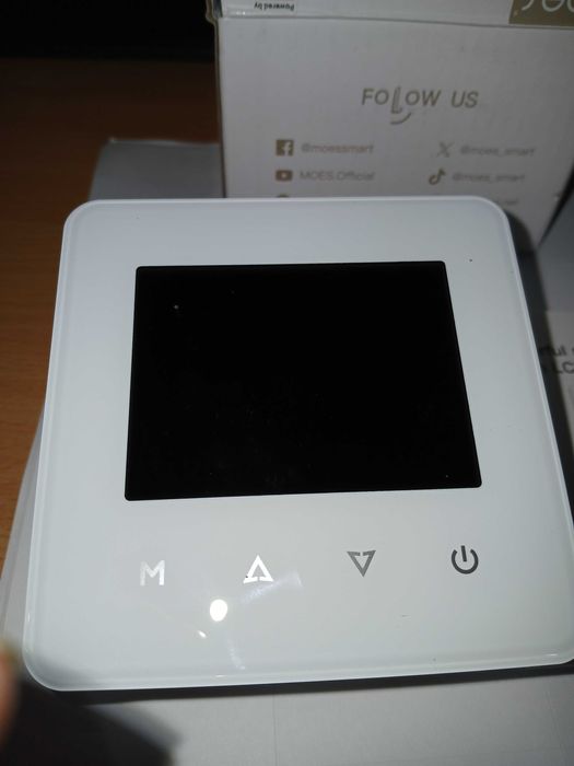 Termostat smart MOES 3A, WiFi, compatibil Alexa/Google, Tuya